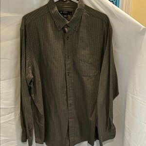 Daniel Cremieux Green Plaid Casual Shirt